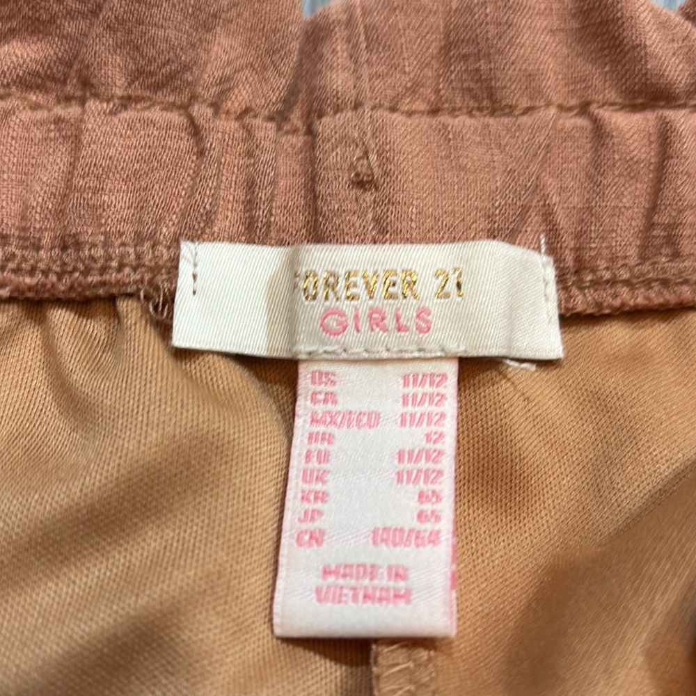 NWT Forever 21 Girls Paperbag Skort Sz 11/12 - Picture 8 of 10